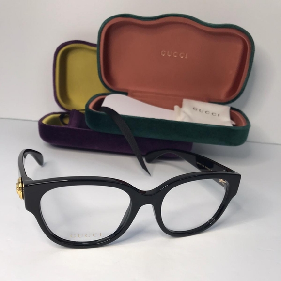 New - 💯original Gucci Demo Square Ladies Eyeglasses GG1411O 004 53. - Picture 3 of 12